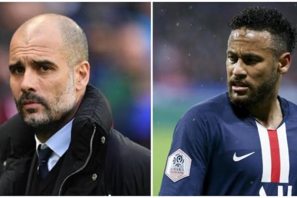 Pep Guardiola Bantah PSG Tawarkan Neymar ke Manchester City