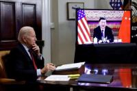 Biden Berupaya Redakan Ketegangan Taiwan selama Berbicara dengan Presiden China