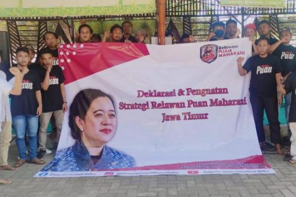 Relawan Jatim Ramai Bergerak Dukung Puan Capres 2024