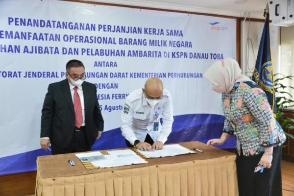 ASDP Resmi Kelola Pelabuhan Ajibata dan Ambarita