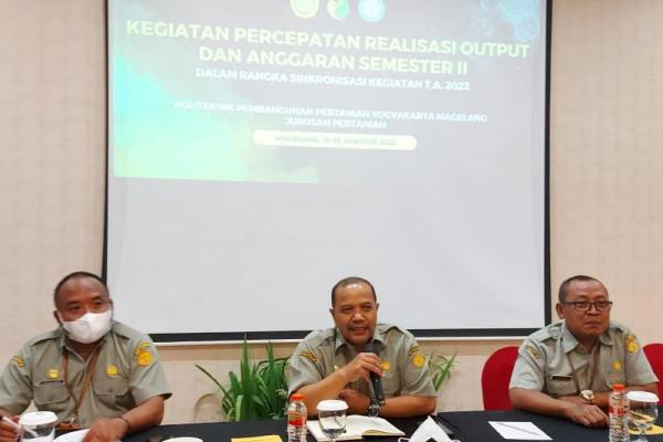 Polbangtan Kementan Terus Lakukan Upaya Percepatan Realisasi Anggaran