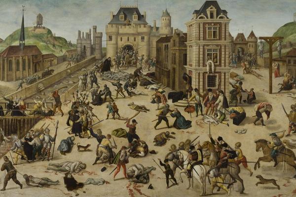 24 Agustus Pembantaian di Hari Santo Bartolomeus, Perang Agama di Prancis