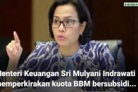 Kata Sri Mulyani, Kuota Pertalite dan Solar Habis Bulan Oktober