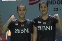 Ganda Putri Ana/Tiwi Kalahkan Pasangan Belanda dengan Reli Panjang