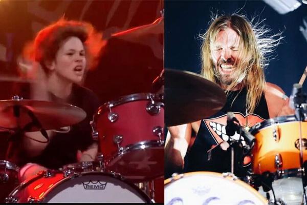 Oliver Shane, Putra Taylor Hawkins Manggung Bareng Foo Fighters