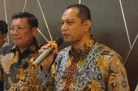 Kepala Badan Pangan Nasional Arief Prasetyo Adi bersama Wakil Ketua KPK Nurul Ghufron