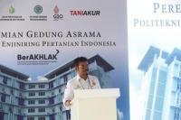 Resmikan Asrama PEPI, Mentan Syahrul Harap Lulusan PEPI Majukan Pertanian