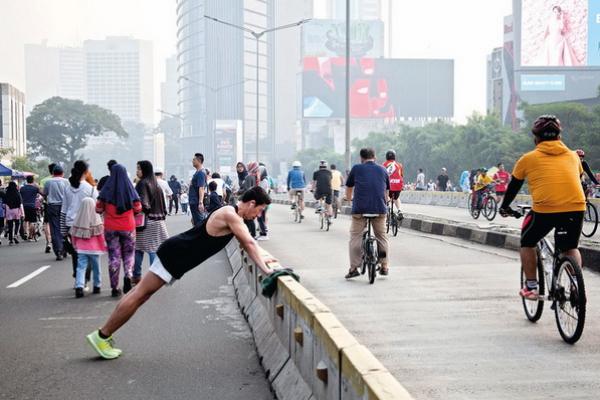 Libur Lebaran, CFD di Jakarta Ditiadakan