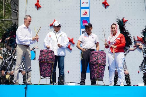 Bamsoet Hadiri Pembukaan Kejuaraan Dunia Panjat Tebing