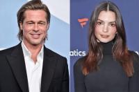 Masih Proses Cerai dengan Produser Film, Emily Ratajkowski Didekati Brad Pitt