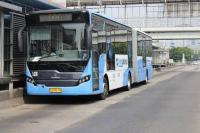 Armada Bus TransJakarta.