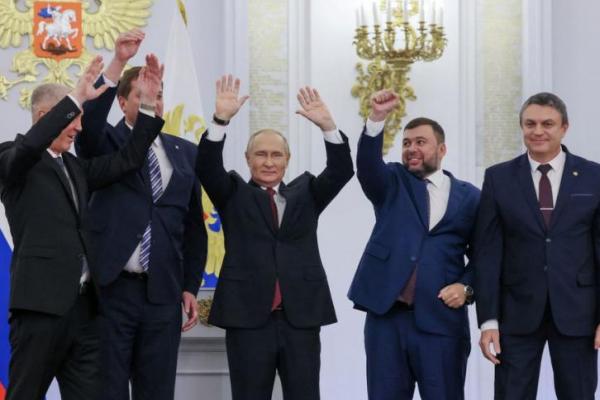 Putin Umumkan Pencaplokan Saat Garnisun Rusia Dikepung di Ukraina