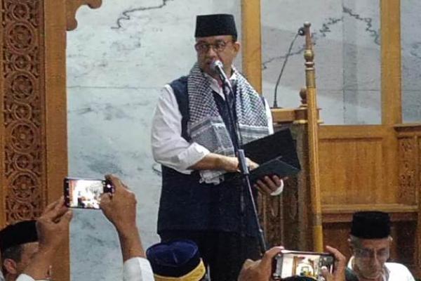 Resmikan Masjid Umar bin Khattab, Anies Harap Masjid Jadi Pusat Kegiatan