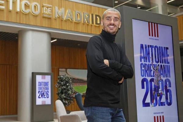 Antoine Griezmann (Sumber: Atletico Madrid/Twitter) 