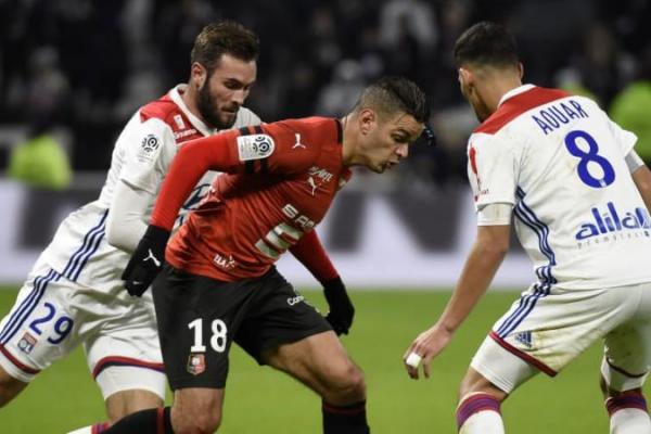 Rennes Tundukkan Lyon 3-2