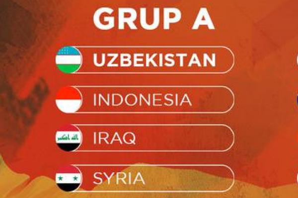 Hasil Undian Piala Asia U-20 2023, Indonesia Bersama Tuan Rumah di Grup A 