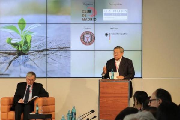 SBY Ajak Pemimpin Dunia Atasi Krisis Global Dalam Club de Madrid