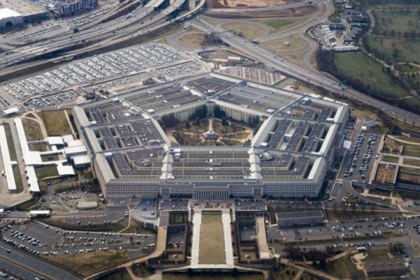 Pentagon terlihat dari udara di Washington, AS, 3 Maret 2022. Foto: Reuters 