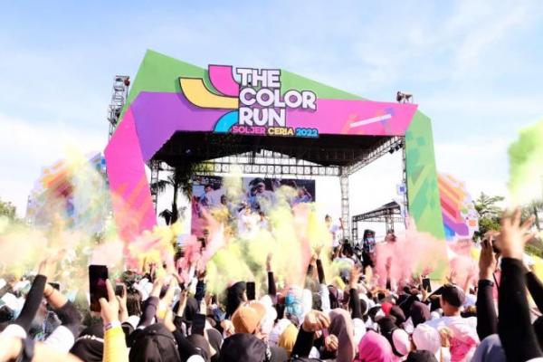 Color Run Soljer Ceria PKB Dihadiri Puluhan Ribu Warga