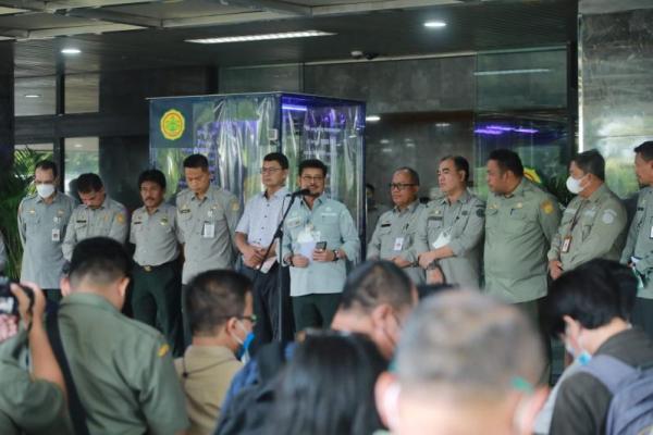 Mentan Syahrul Lepas Bantuan Kemanusiaan Gempa Cianjur