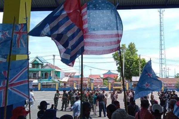 15 Orang Diamankan Dalam Aksi Makar di Manokwari 