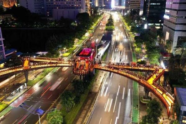 Demi Festival Malam Tahun Baru, 22 Akses Menuju Sudirman-Thamrin Ditutup