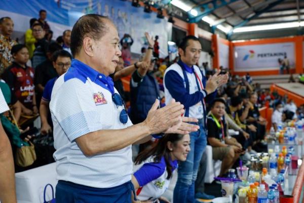 Syarief Hasan, SBY dan Ibas Nobar Tim LavAni Berlaga di Proliga 2023