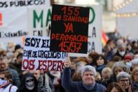 Puluhan Ribu Petugas Kesehatan Spanyol Aksi Protes Pemotongan Dana
