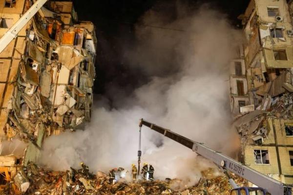 Serangan Rusia Capai Target Seluruh Ukraina, Setidaknya 12 Tewas di Dnipro