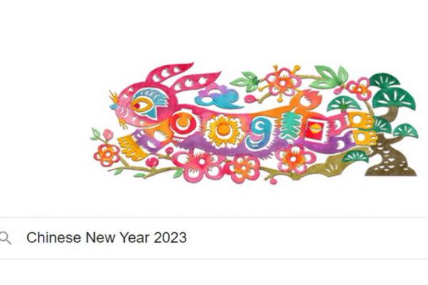 Google Doodle Rayakan Imlek Bergambar Kelinci, Tahun Kedamaian dan Kemakmuran