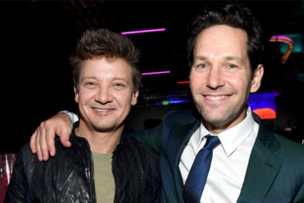 Kunjungi `Hawkeye`, Paul Rudd dan Evangeline Lilly Kagum Kesembuhan Jeremy Renner