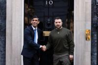 Zelenskiy Berkunjung ke London, Tagih Janji Pelatihan Pilot di Jet NATO