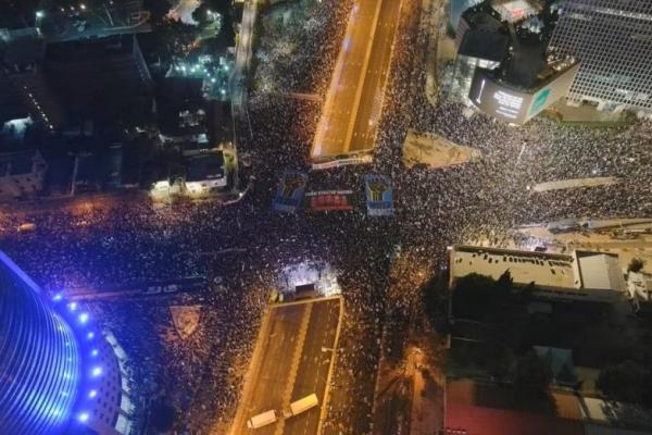 Puluhan Ribu Pengunjuk Rasa Protes Lagi Reformasi Peradilan Israel