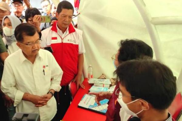 PMI Sediakan Shelter dan Bantuan Logistik untuk Korban Kebakaran Depo Pertamina Plumpang