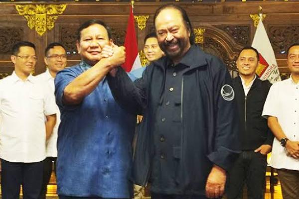 Bertemu 2 Jam, Paloh-Prabowo Saling Menghormati Soal Calon Presiden