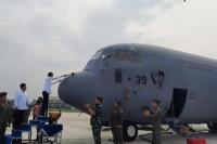 Lebih Canggih, Jokowi Saksikan Serah Terima Pesawat Super Hercules A-1339