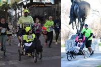 Kisah Perjuangan Ayah Ikut Lari Maraton 10K Sambil Dorong Putrinya di Kursi Roda