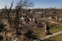 Korban Badai Tornado Mississippi Bertambah Menjadi 25 Orang Tewas