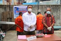 Polda Papua Musnahkan 600 Gram Narkotika Jenis Ganja