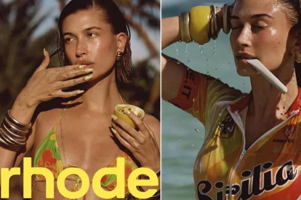 Promosikan Produk Pelembab Bibir, Hailey Bieber Dikritik Terlalu Seksi