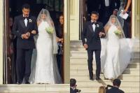 Penampilan Anggun Sofia Richie Kenakan Gaun Pengantin Chanel di Hari Pernikahannya
