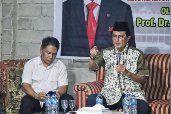 Fadel Muhammad: Percuma Ada Pemilu, Jika Ujungnya Adalah Perpecahan