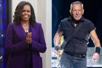 Konser di Spanyol, Michelle Obama Jadi Penyanyi Latar Bruce Springsteen