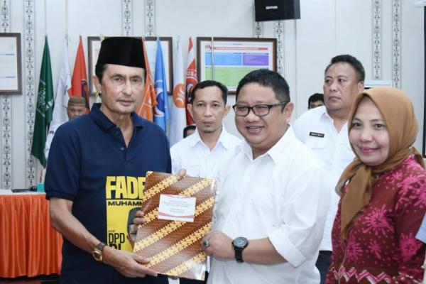 Fadel Muhammad Resmi Daftar Diri Sebagai Calon Anggota DPD Periode 2024-2029