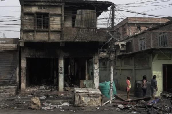 Kerusuhan Etnis di India, Distrik Churachandpur Menjadi Abu