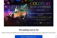 Lebih dari 500.000 Penggemar Coldplay Ikut War Tiket, Sekejap Langsung SOLD OUT