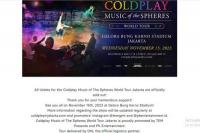 Penggemar Kecewa Banyak Calo Ikut War Tiket Coldplay Music of the Spheres