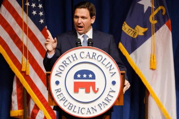 Tanpa Sebut Nama Saingannya dari Partai Republik, DeSantis Kutuk Dakwaan Trump