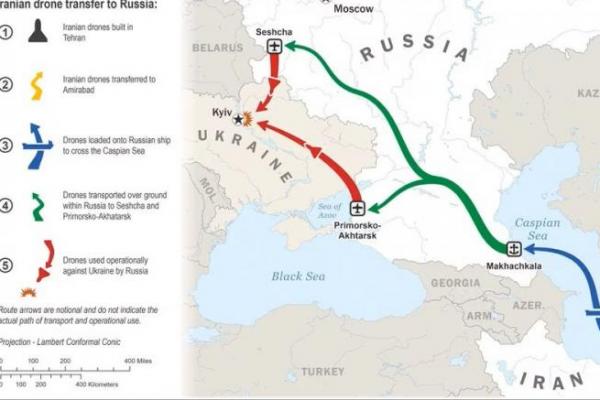Gedung Putih Sebut Rusia Menerima Ratusan Drone Iran untuk Serang Ukraina