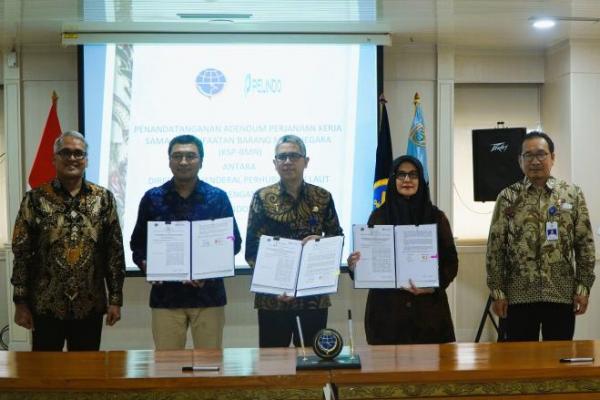 Empat UPT Ditjen Hubla Adendum Kerjasama BMN dengan Pelindo